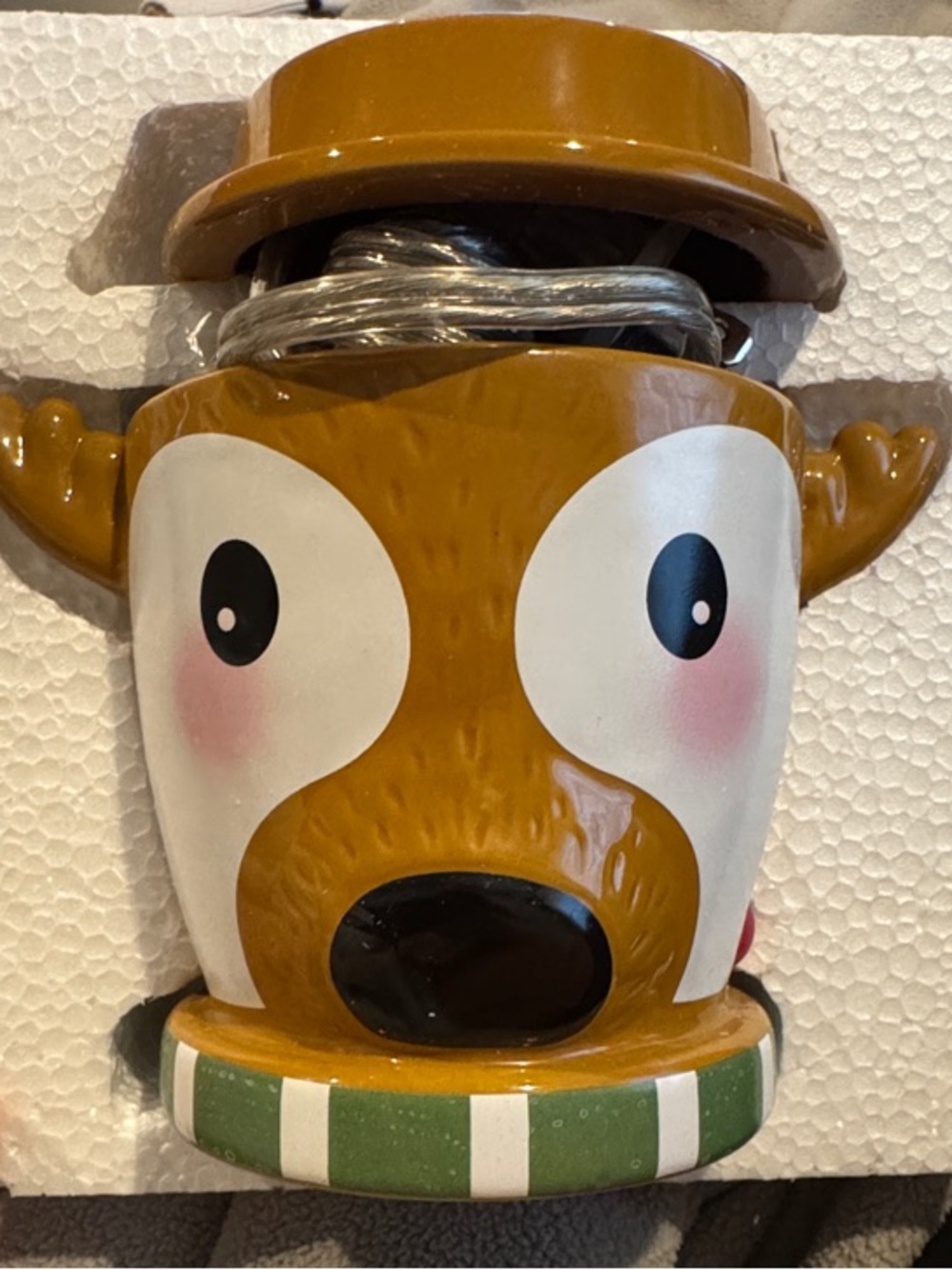 Pink Zebra Brown Woodland Reindeer Ceramic Wax Warmer